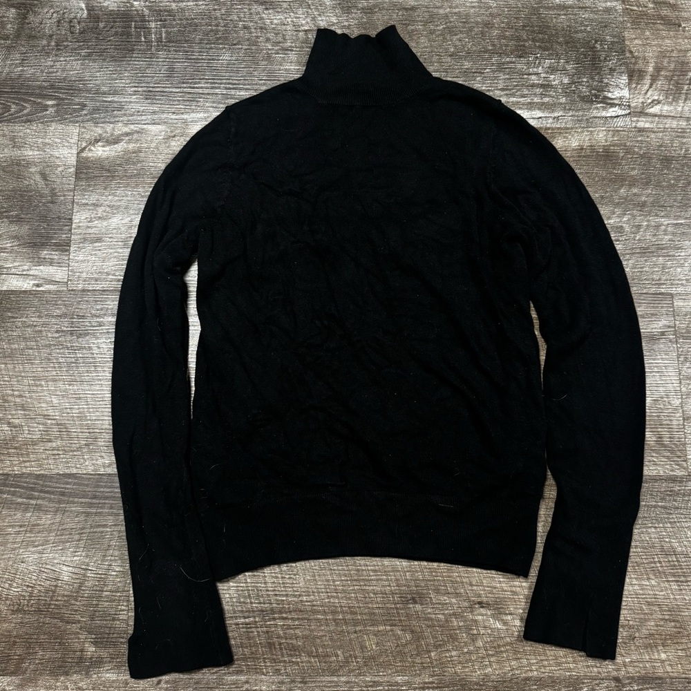 Zara Black High Neck Sweater Size Small